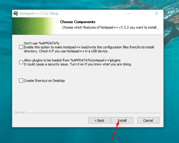 Download Notepad++ Offline Installer