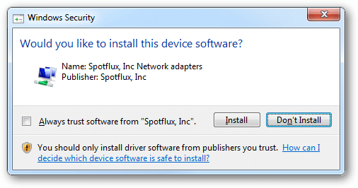 Download Spotflux Offline Installer