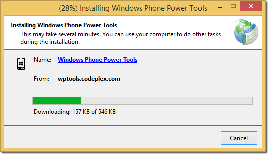 Download Windows Phone Power Tools Offline Installer