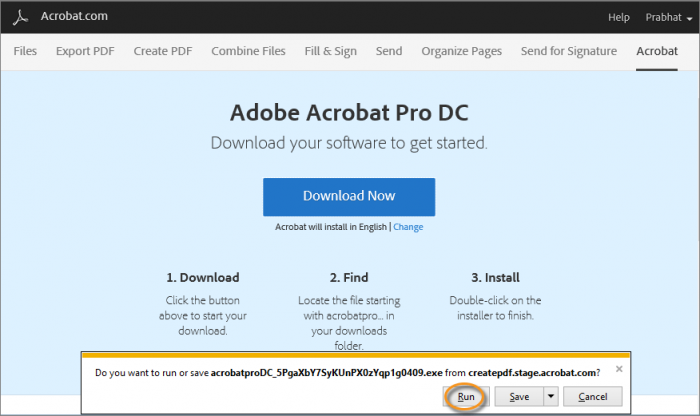 adobe acrobat dc pro download offline installer