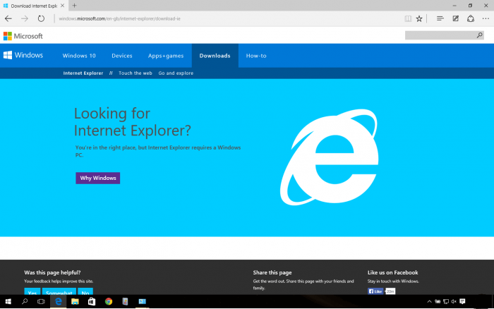 Download Internet Explorer 10 Offline Installer