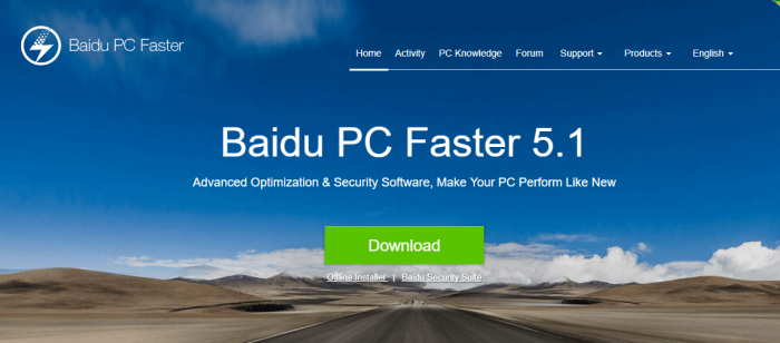 Download Baidu Cleaner Offline Installer