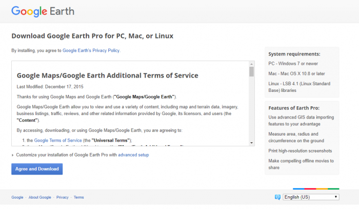 Download Google Earth Pro Offline Installer