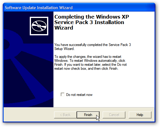 Download Windows XP Service Pack 3 Offline Installer