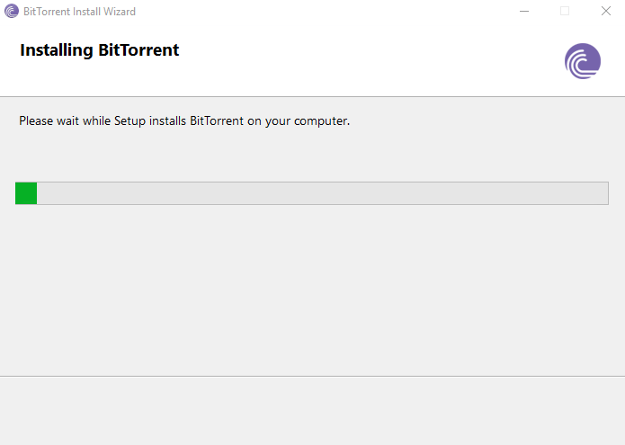 Installing BitTorrent